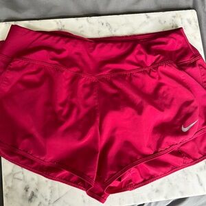 Nike fuchsia run shorts